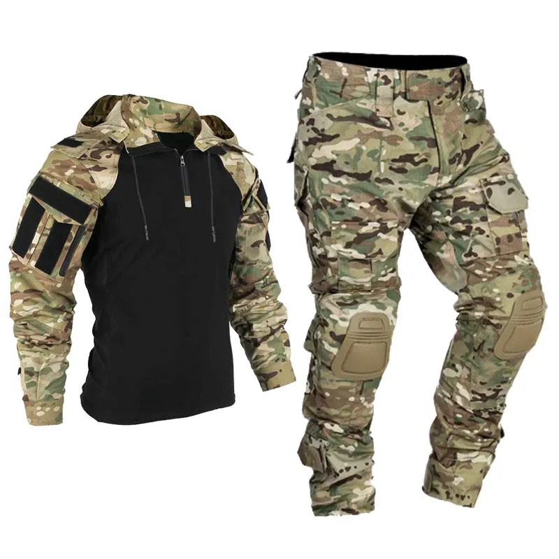 Hunting Outdoor Pants - Tactical Uniform Milit Outdoor Camo Suits