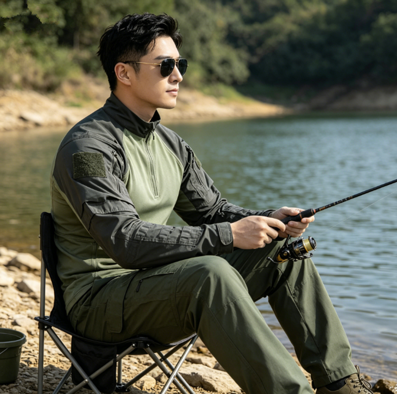 Hunting Outdoor Pants - Multicam G2 Tactical Shirt Pants Set