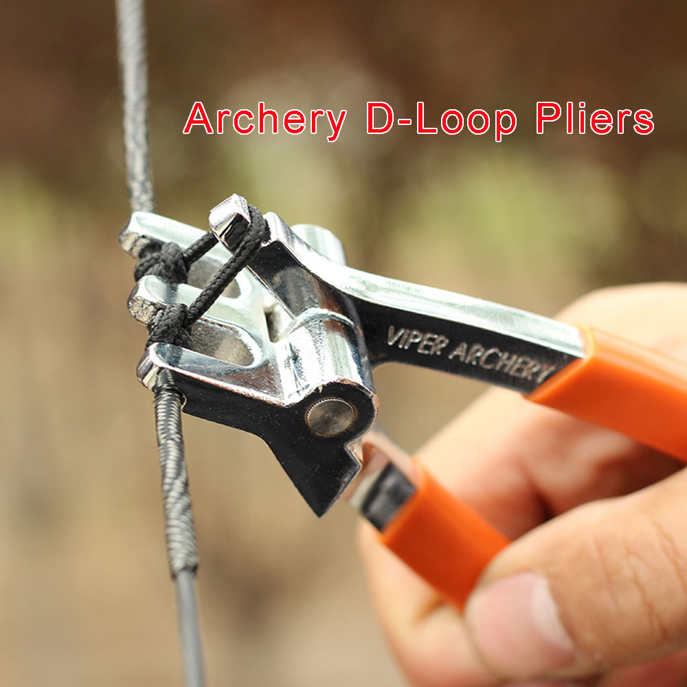 Bow Stringer Tool - Archery D-Loop Pliers Compound Bow String