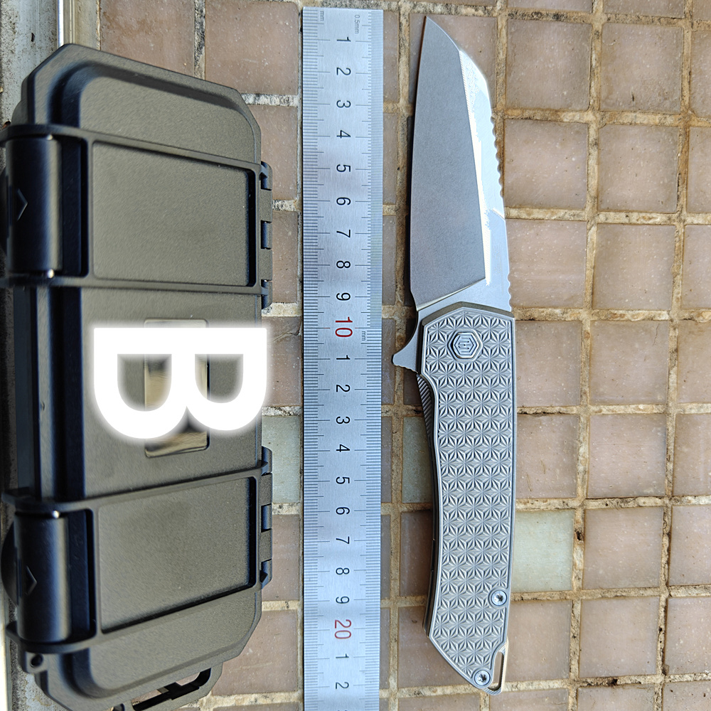 Hunting Camp Outdoor Kitchen - JUFULE MachineWise Mojave Titanium Handle Ceramic