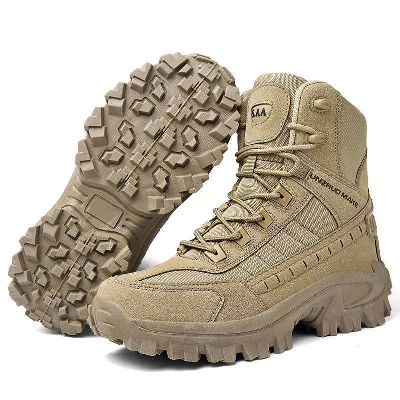 Hunting Outdoor Boots - Men's Desert Combat Boots Outdoor Non-slip