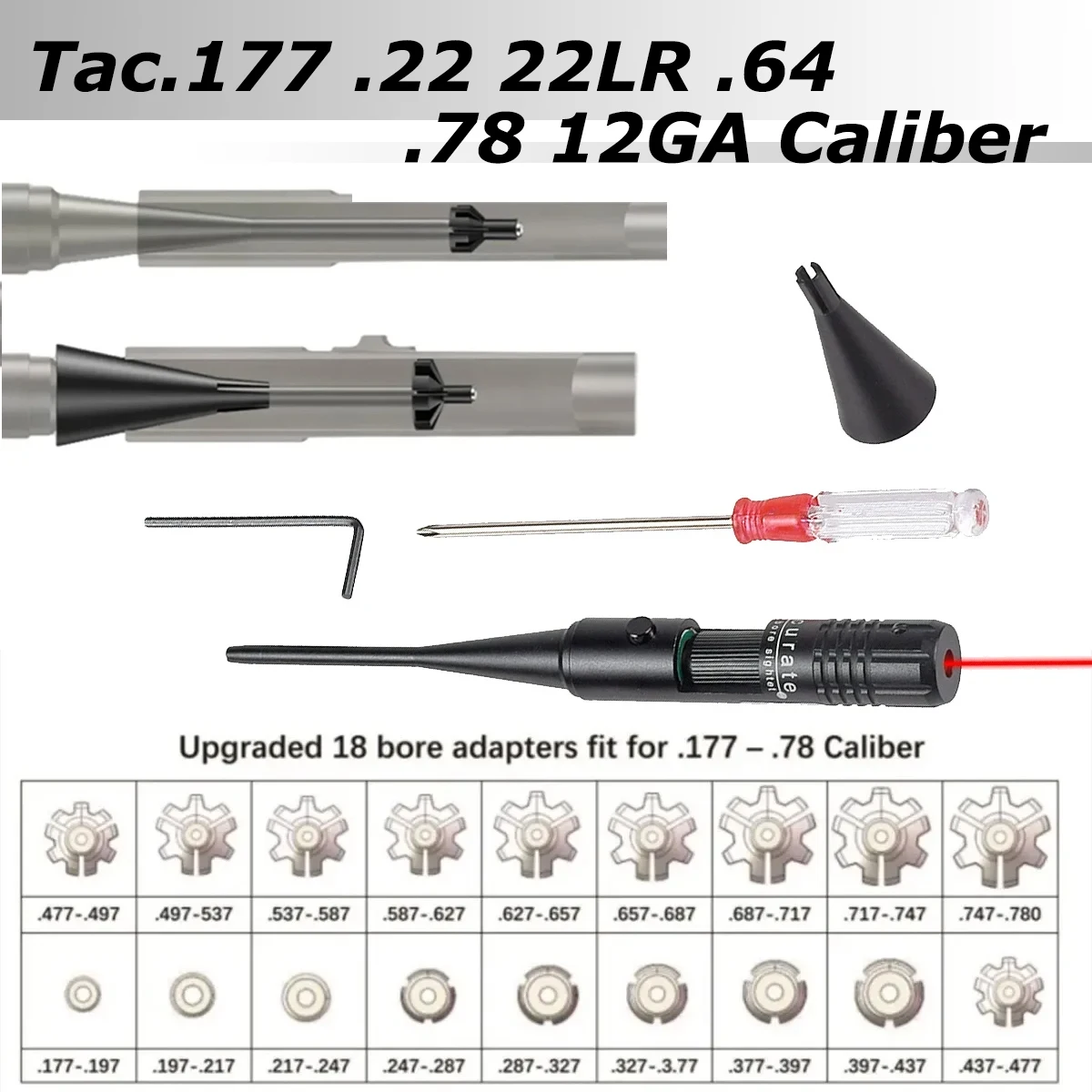 Tactical Green Red Laser Bore  – обзор и цена Laser Boresighter Kit