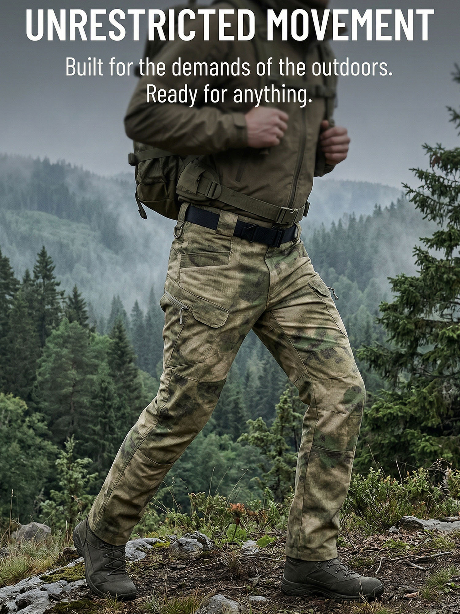 Men's Camouflage Tactical Pant – обзор и цена Hunting Outdoor Pants