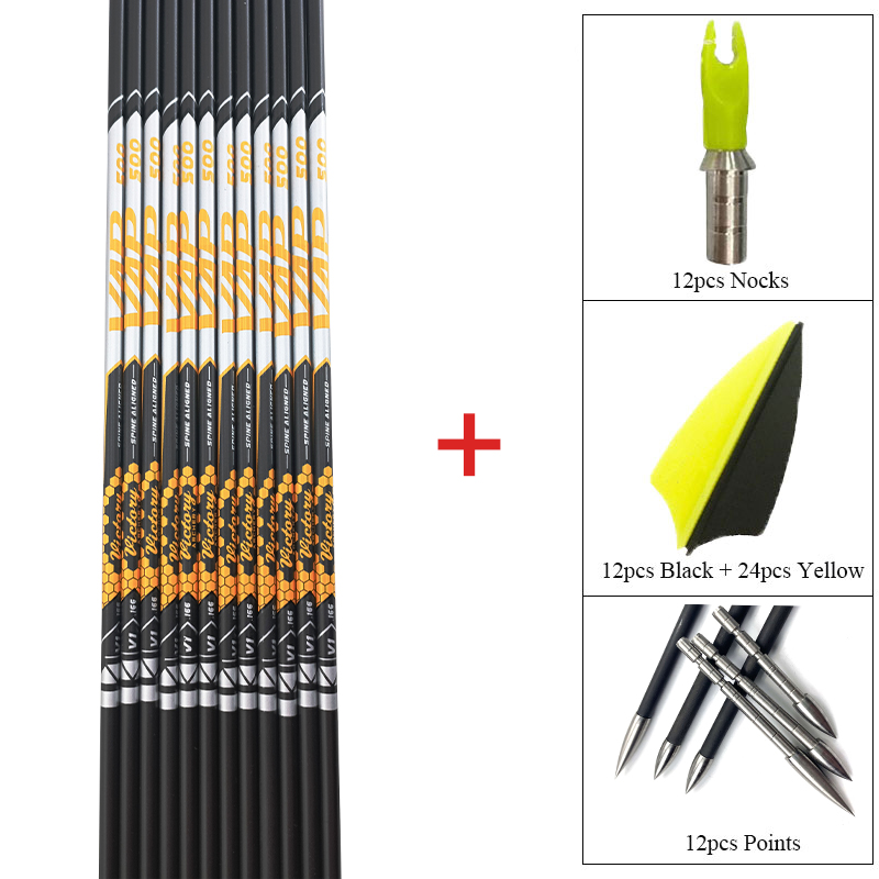 12pcs DIY Archery ID 4.2mm Spi – обзор и цена Arrow Carbon Shaft