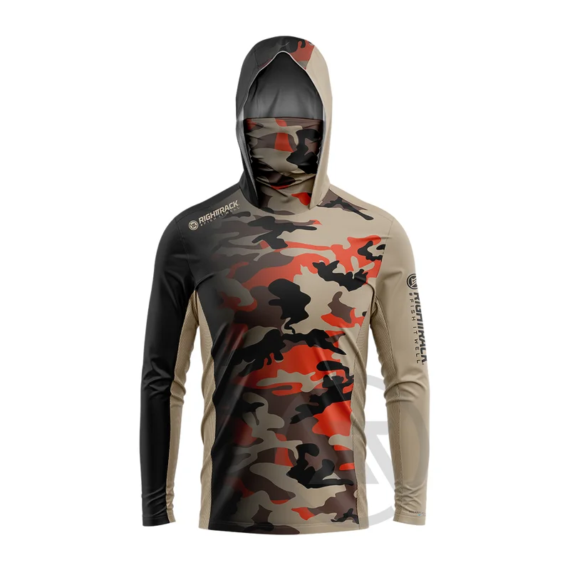 RIGHTTRACK Mask Hoodies Fishin – обзор и цена Hunting Outdoor Apparel