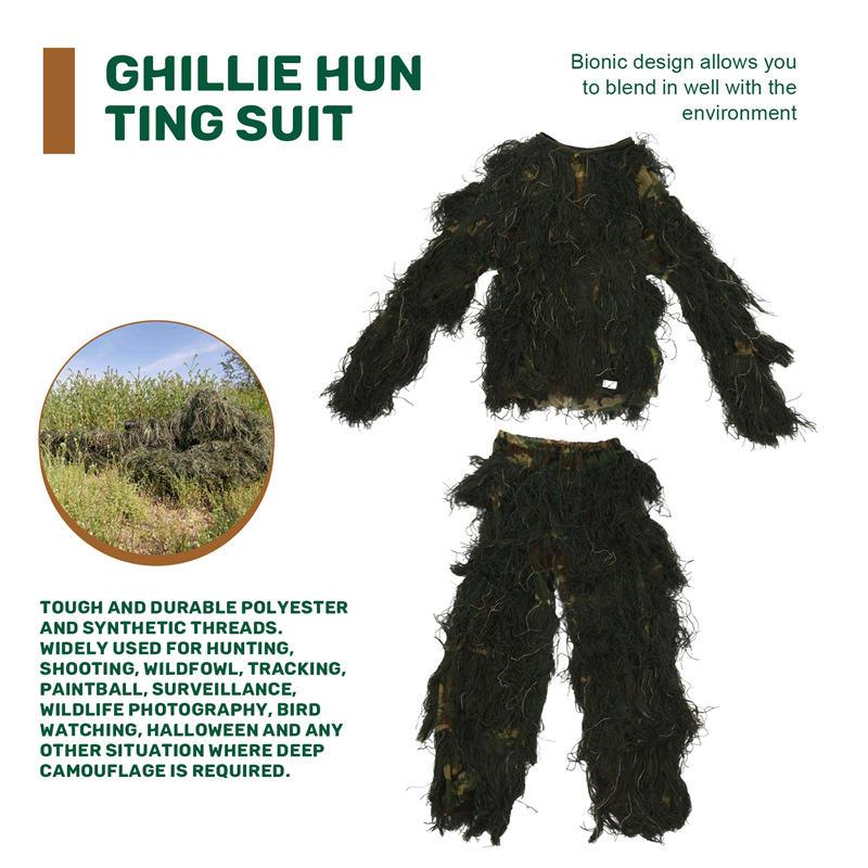 ABHS-5 In 1 Ghillie Suit,3D Ca – обзор и цена Hunting Outdoor Apparel