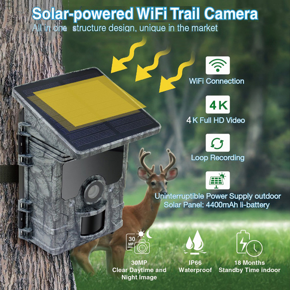 Solar Panel Hunting Camera 4K  – обзор и цена Outdoor Hunting Images
