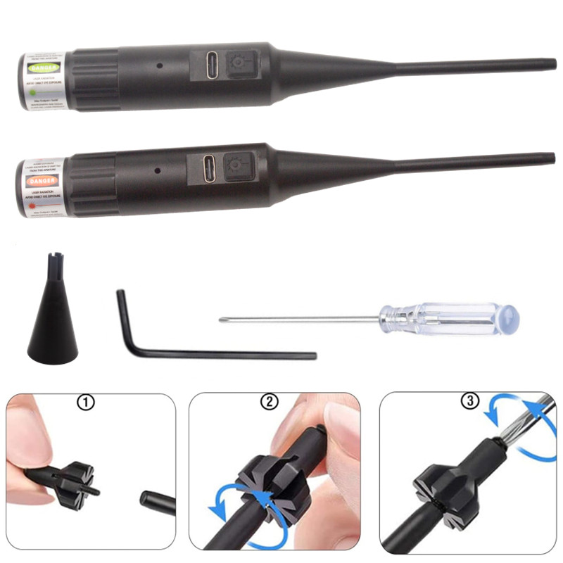Bore Sight Kit 12Adpaters Lase – обзор и цена Laser Boresighter Kit