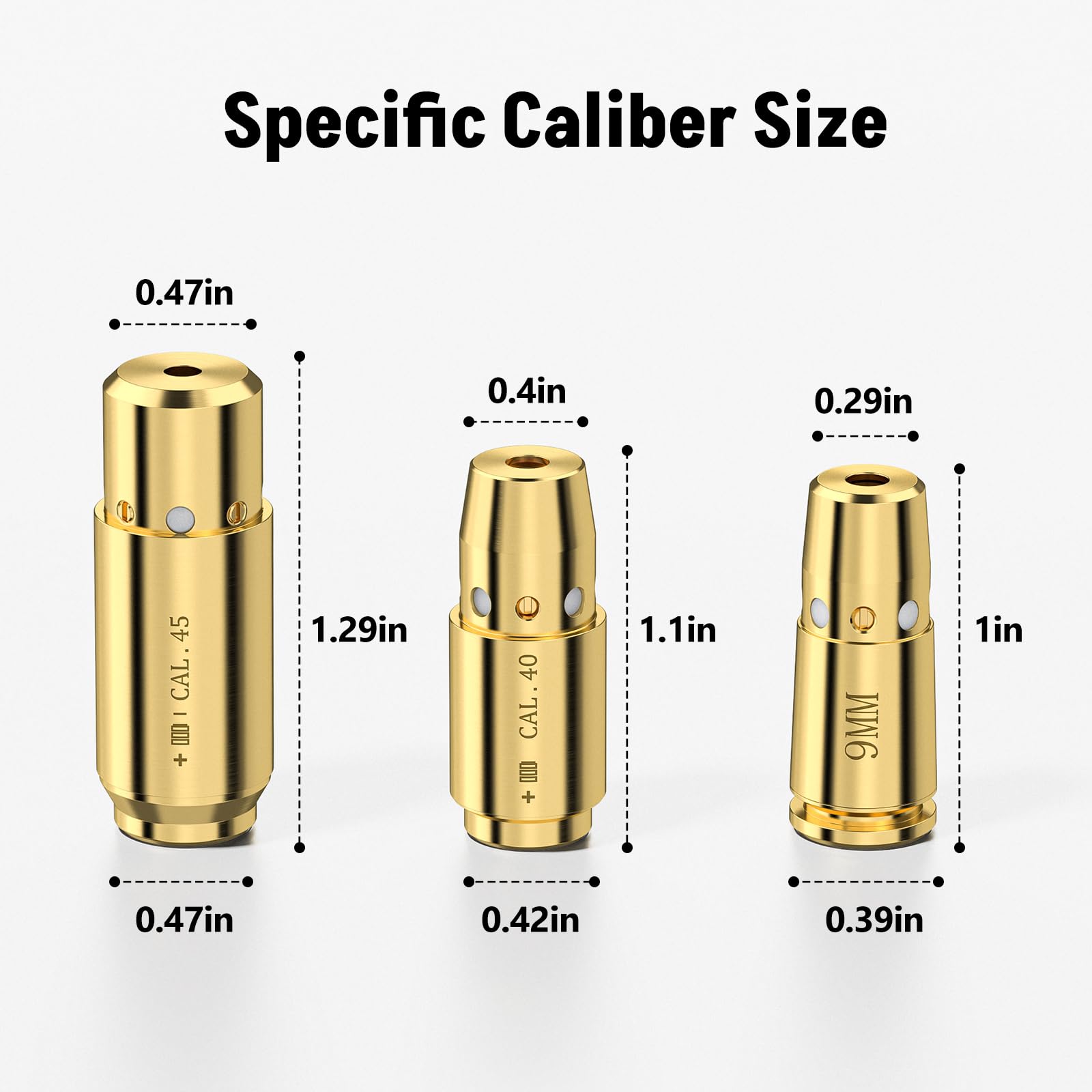 3Pcs Laser Bore Sight 9MM .40  – обзор и цена Laser Boresighter Kit