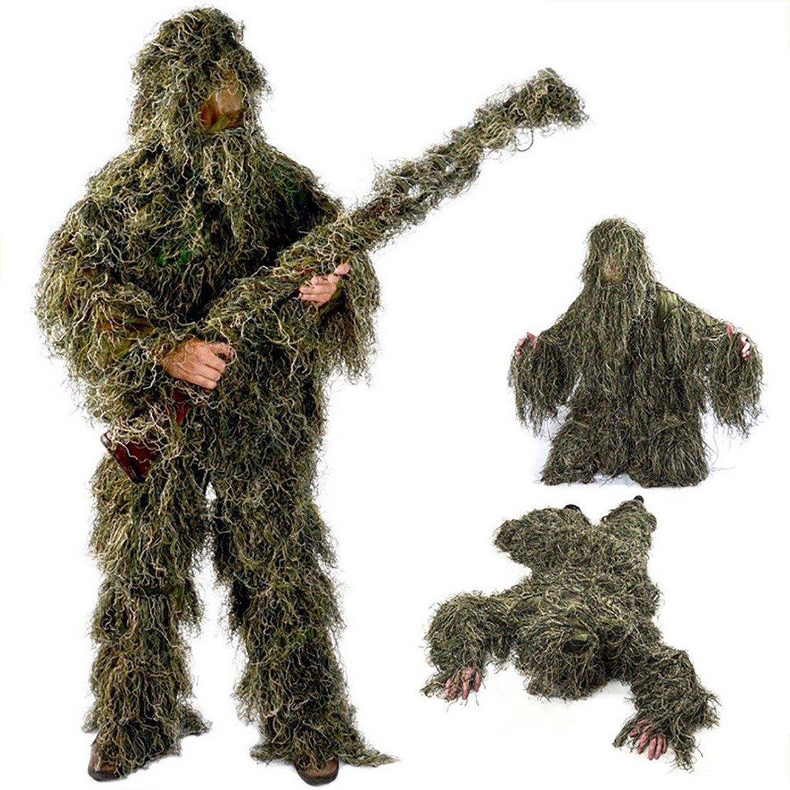 A89Z 5 in 1 Ghillie Suit,3D Ca – обзор и цена Hunting Outdoor Apparel