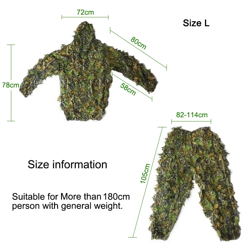 Men Women Kids Outdoor Ghillie – обзор и цена Hunting Outdoor Pants