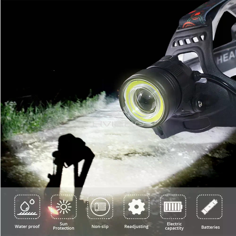 T6 Cob Torch Flashlight Head L – обзор и цена Hunting Outdoor Jobs
